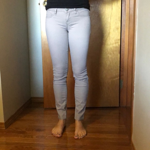 Jumpsuits | Gray Khaki Jeggings | Poshmark